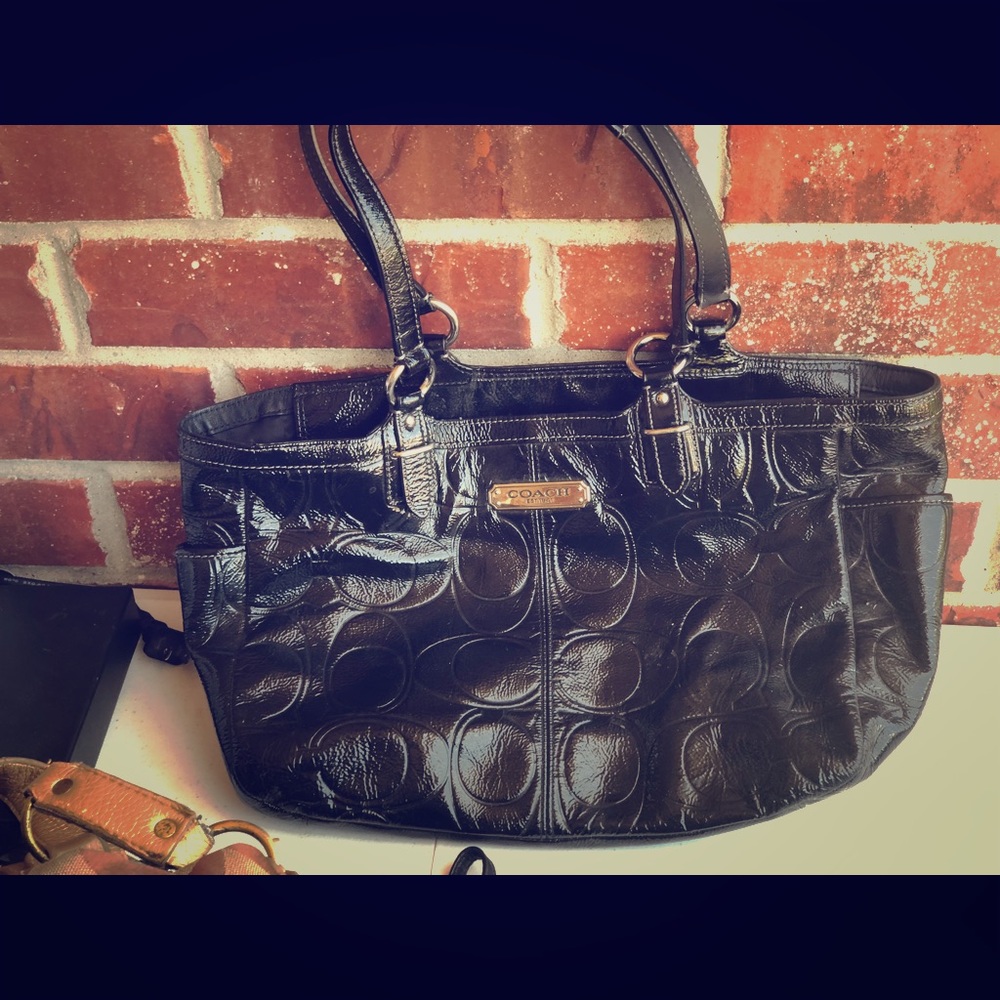 Patent Leather Coach Purse